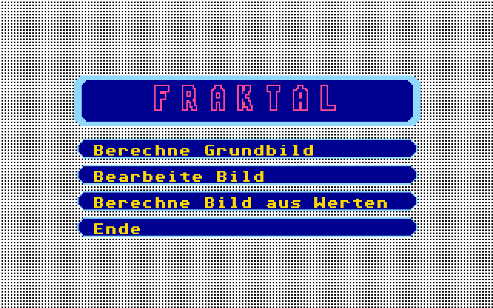 Fraktal atari screenshot